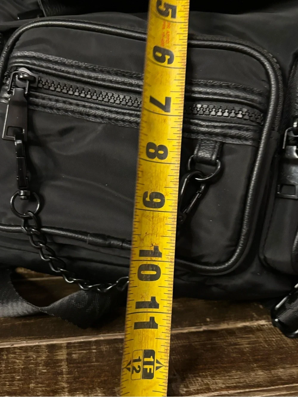 Madden NYC  Black Nylon Utility Backpack